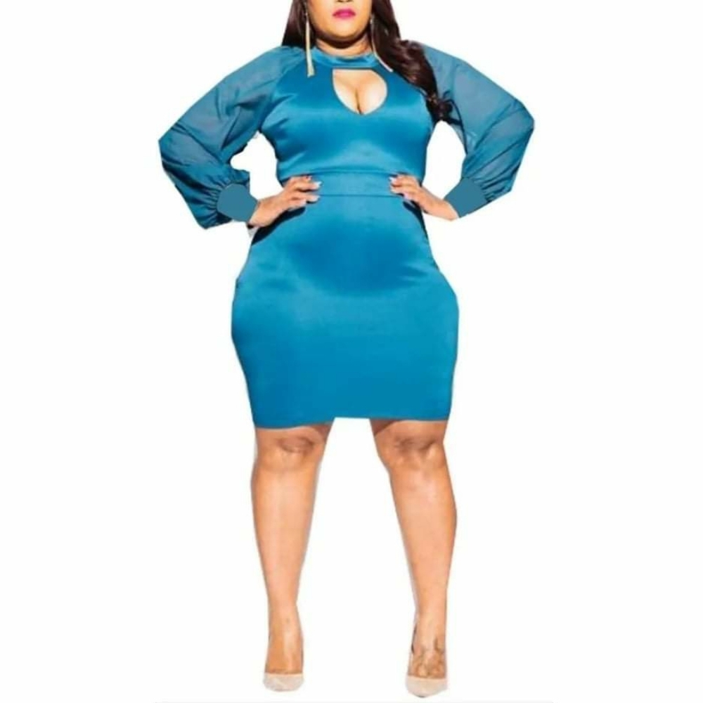 Women’s sexy hollow dress bodycon